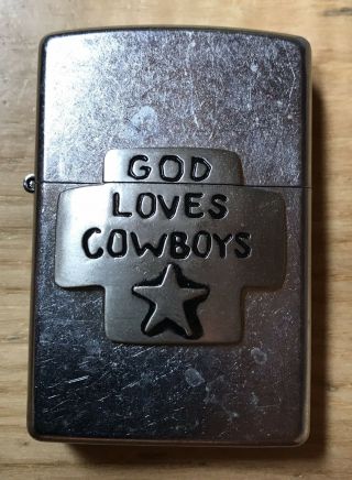 Zippo Marlboro Lighter From Usa Old And Rare Vintage Serie Cowboys