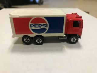 Vintage Pepsi Cola Truck Hot Wheels 1979 Case 3