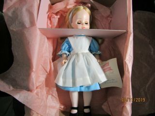 Madame Alexander 14 " Alice In Wonderland With Tags 1552