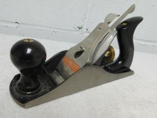 Vintage STANLEY BAILEY No 4 with tags hand plane 7