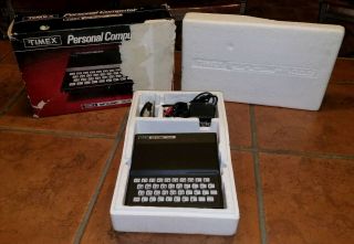 Vintage Timex Sinclair 1000 Computer & Accesories W/Original Box.  PRICED TO SELL 2