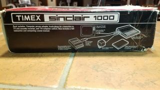 Vintage Timex Sinclair 1000 Computer & Accesories W/Original Box.  PRICED TO SELL 4
