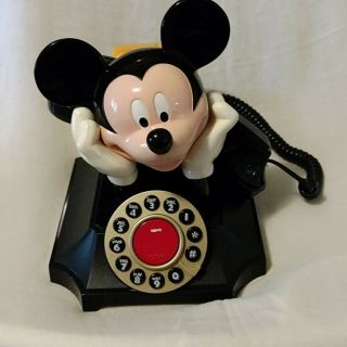 Vintage 1990’s Disney Mickey Mouse Desk Phone A Segan Product - Telemania