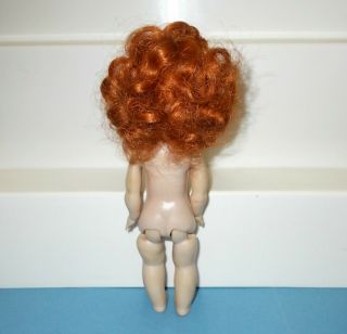Vtg Vogue Nude Ginny Walker Doll w/Bright Red Hair Needs Hair Stylist 1950s 2