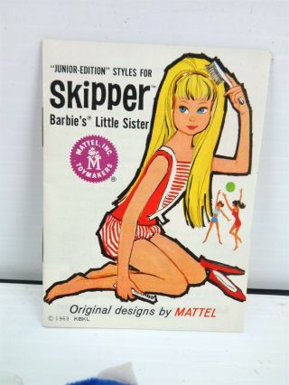 Vintage 1963 SKIPPER little sister to Barbie 