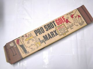 Vintage Marx 1960s Pro Shot Action Golf Game