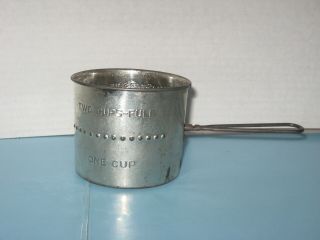 Side To Side Flour Shaker Sifter 2 Cup Size Vintage Kitchen Utensil
