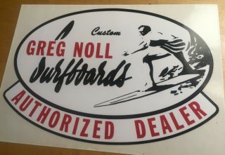 Vintage Surfboard,  Vintage Surfboard Fin,  Surfboard - Surfing Greg Noll Dealer