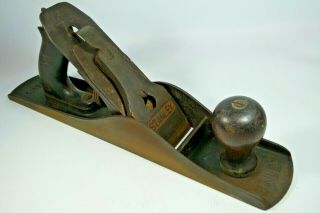 Old Vintage Stanley Bailey No 5 Smoothing Plane U.  S.  Pat