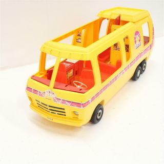 Vintage 1976 Barbie Star Traveller Yellow Rv Bus Motorhome 416