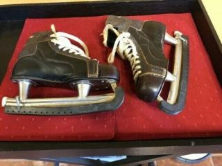 Vintage Bauer Hockey Ice Skates - Great For Decorating