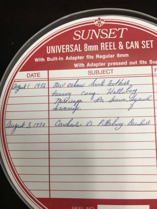 Cardinals vs Pittsburgh & Orleans Saints 1972 Vintage 8mm Movie Film 2