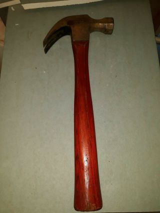 Vintage Plumb 20 Oz Finish Claw Hammer & 13 " Handle Collector
