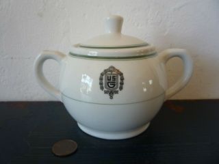 Vintage US GRANT HOTEL San Diego CA Sugar Bowl Restaurant Ware China Stoneware 2
