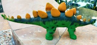 Vintage,  Ex - Large Stegosaurus Dinosaur By Toys R Us Maidenhead Rubber