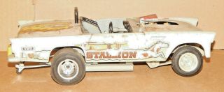 1979 BUILD 1/16? Scale 1957 Ford Funny Car? Dragster BUILT Plastic Model Car 4