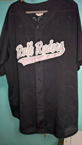 Ruff Ryders Big Daddy 10teamwork Athletic Apparel Black Xxxl Jersey Vintage Usa