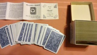 Vintage Casino Las Vegas Game Hygrade Pan Panguingue Playing Cards Instructions 8