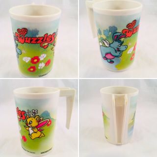 Vintage 1985 Wuzzles Plastic Cup Disney Hasbro Htf
