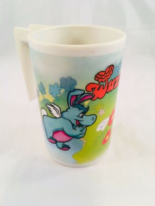 Vintage 1985 Wuzzles Plastic Cup Disney Hasbro HTF 5