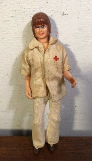 Vintage Tonka Rescue Ambulance Figure W Clothes