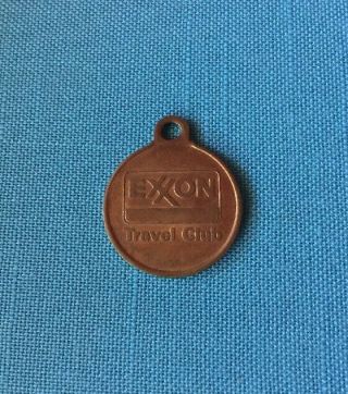 Exxon Travel Club Mail Drop Box Houston Texas Medal Coin Token - Vintage