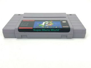 Mario World 1 Nintendo SNES Vintage Classic Retro Game Cartridge 4
