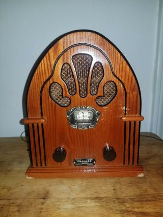 Vintage 2004 Crosley Harco Radio Cr82 Am/fm Battery Operated Uses 6 Aa