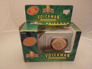 1994 Vintage Power Rangers Voiceman Voice Changer Cassette Player With Tape
