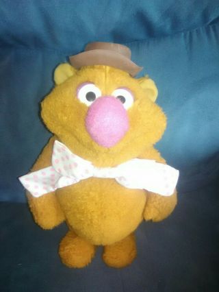 Vintage Fozzie Bear Muppet Plush Toy 1976 Fisher - Price 13 " Jim Henson 851