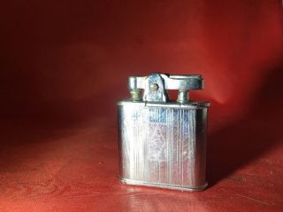 Ronson Vintage Pocket Lighter Fuel Wick Silver Color Unique Collectors