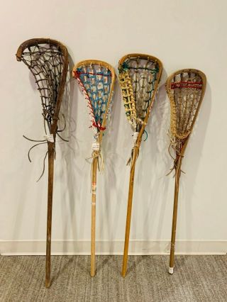 Vintage Lacrosse Stick,  Chippy Sports Decor,  Shabby Sports Wall Decor