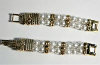 Vintage Faux Pearl Like Bead Bracelet Necklace Extender??