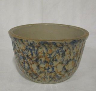 Vintage Red Wing Pottery Blue Rust Stoneware Bowl 18 4 1/8 " Tall And 7 " Wide