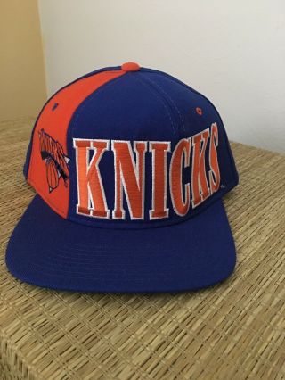 Vintage 90s York Knicks Starter Snapback Hat Rare Euc