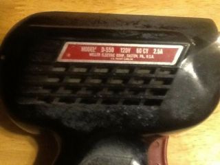 Vintage Weller D - 550 240/325 Watt Soldering Gun Iron