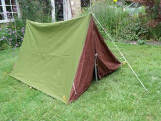 Vtg Hawley Goodall 1 Man Tent 70s Camping Retro Canvas 60s Old Ridge Nuts In May