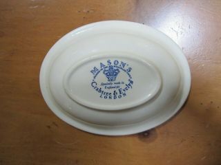 Vintage Mason ' s CRABTREE & EVELYN soap dish and cup set ironstone 5
