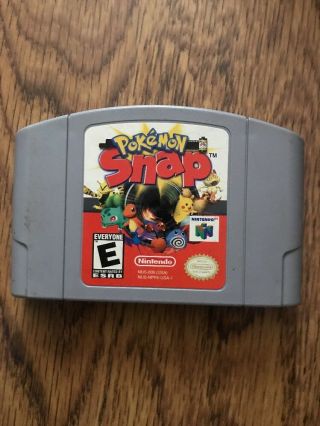 Pokemon Snap N64 Nintendo 64 Game Cartridge Vintage