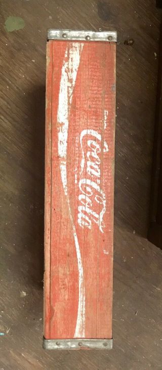 Vintage COCA - COLA 24 Bottle Wooden Crate 4