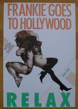 Frankie Goes To Hollywood Relax Vintage Poster 