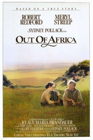 Robert Redford Meryl Streep Out Of Africa Vintage Movie Poster Classic 24x36