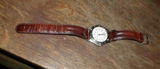 Vintage Wenger Swiss Army Watch S.  A.  K Design Swiss Made W/leather Band Parts