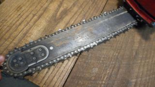 L4468 - Vintage Remington SL 9 Chainsaw for Repair or Parts Has Compression 5