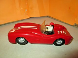 Vintage Marx Road Race Ferrari 114 Slot Car 1:32