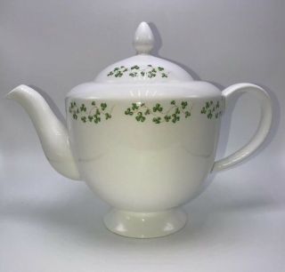 Vintage Royal Tara Ireland Trellis Shamrock Large Tea Pot