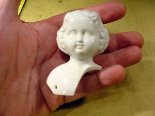 2 x excavated vintage victorian shoulder plate doll head age1860 Kister Art 9827 6