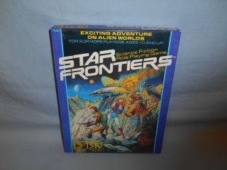 Vintage 1982 Tsr Hobbies Star Frontiers Role Playing Game Unpunched 7007
