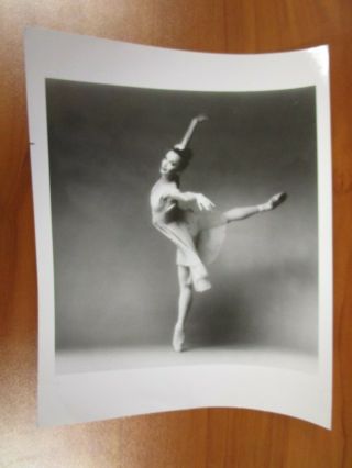 Vintage Glossy Press Photo Prima Ballerina Edra Toth,  Boston Repertory Ballet 1