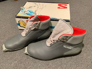 Vintage Salomon Sr 301 Cross Country Ski Boots Men 